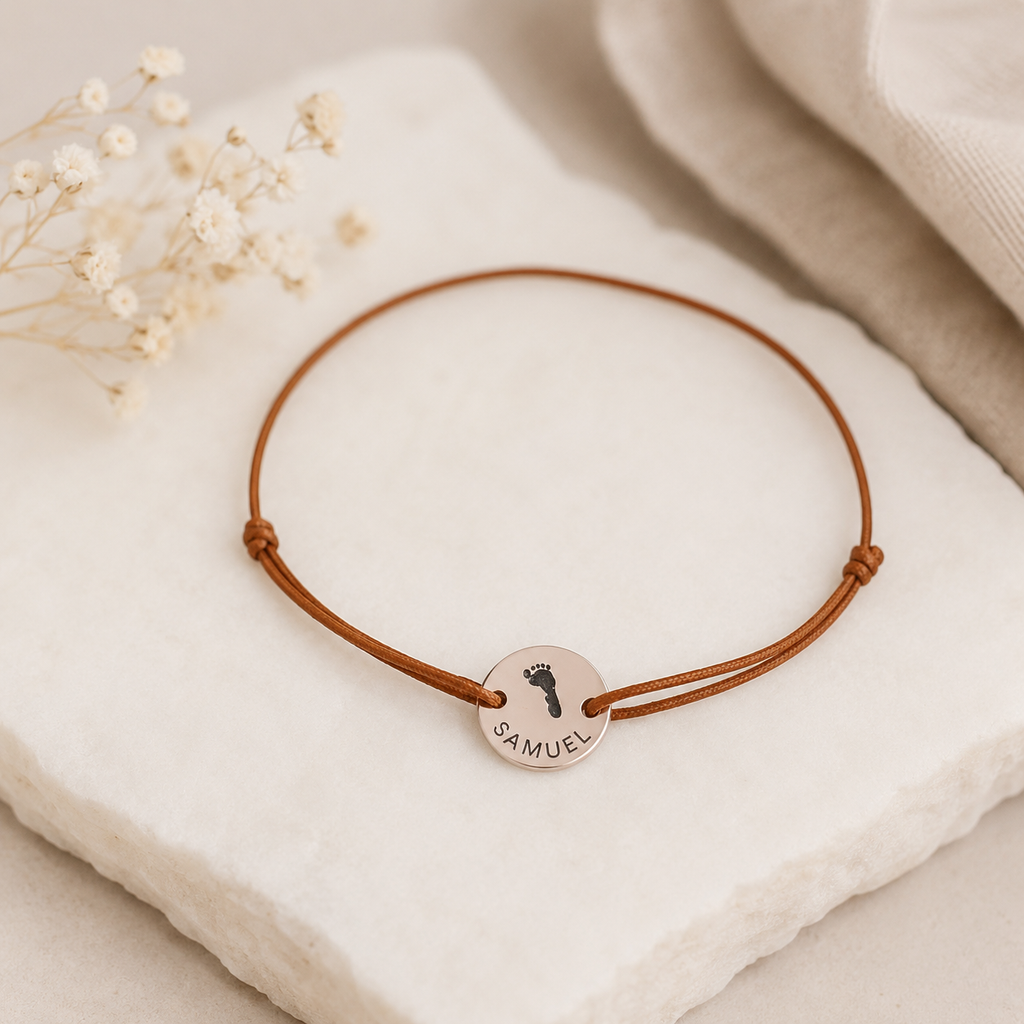 Personalisiertes Armband, Babyfuß