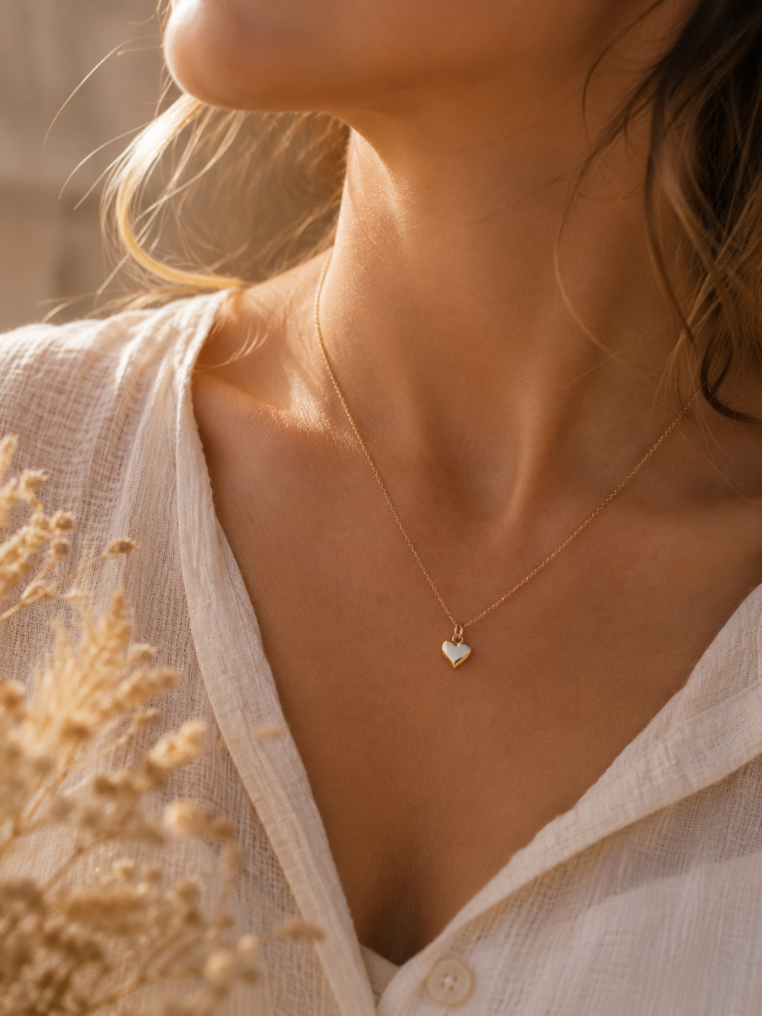 Halskette Mama & Kind Set Herz