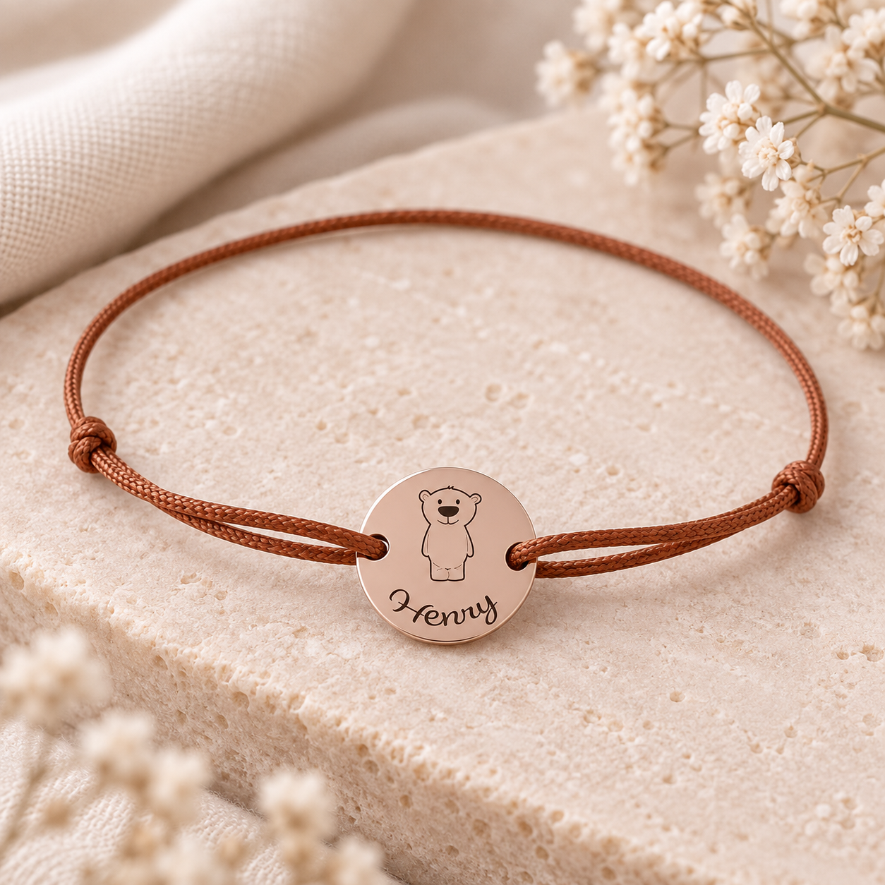 Personalisiertes Armband für Kinder - Bär